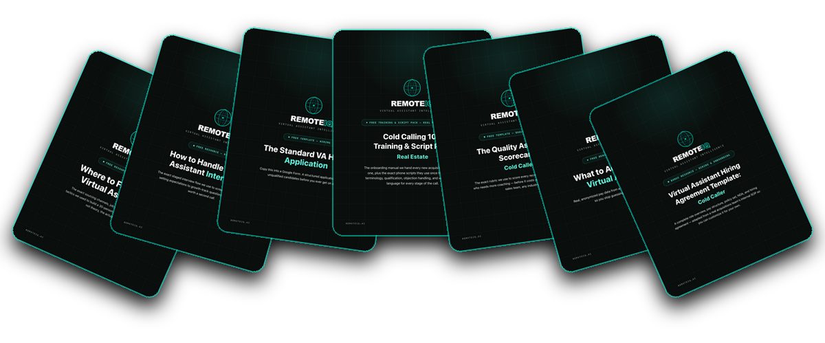 The 7 free resources included in the VA Launch Kit